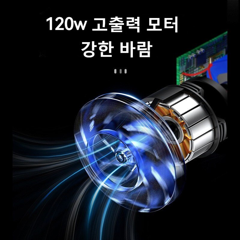 KORELAN 무선 다용도 차량용청소기 핸디형 강력 자동차와 집에서 겸용, 화이트