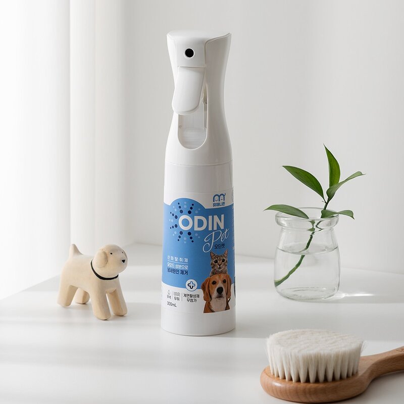 (미국 아마존 판매 1위 동일성분) 휴매니존 오딘펫 300ml 강아지 고양이 탈취제 소변 오줌 배변냄새 제거, 1개