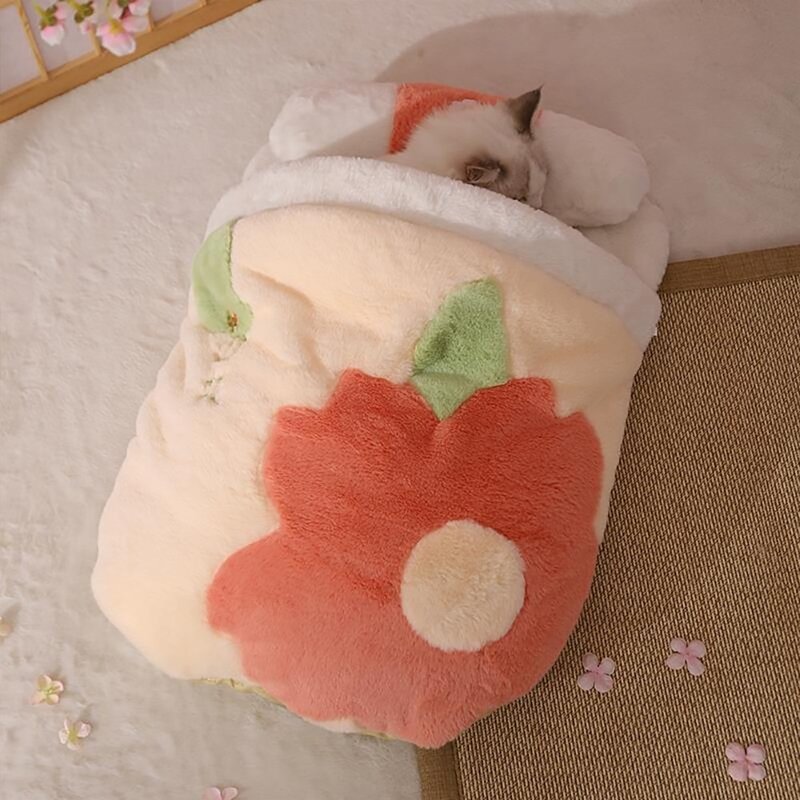 PCTN 고급 고양이 이불베개세트 캣배딩 애견이불집 강아지 이불배게세트 Pet Bedding Set, PCTN 스카이 블루, 1개