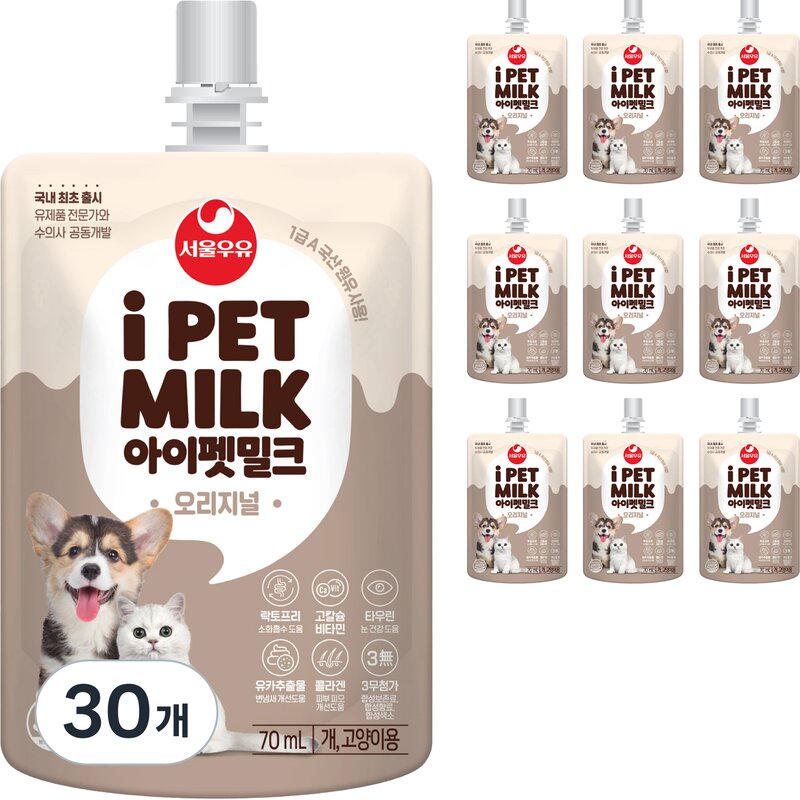 아이펫밀크 오리지널, 우유, 70ml, 10개