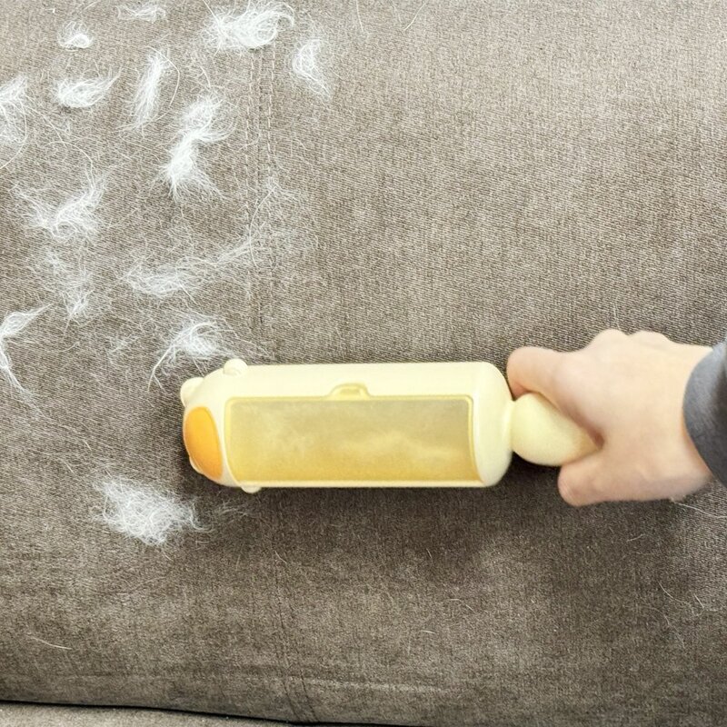멍냥이노리터 반영구 고양이털제거 강아지 고양이 옷 침대 쇼파 털 먼지 제거기 청소 휴대용 돌돌이, 1개, 파랑이