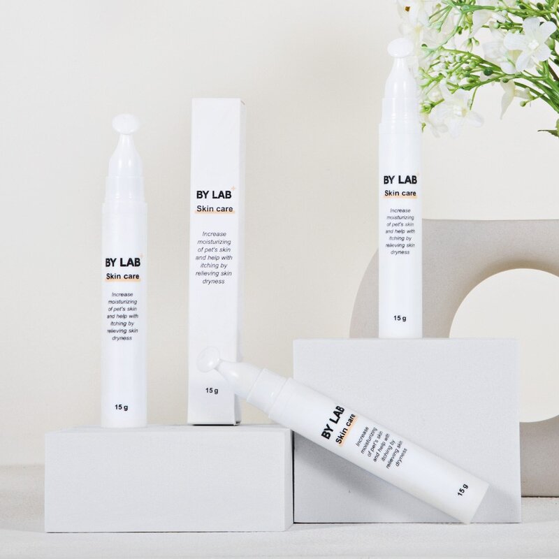 바이랩 스킨케어 강아지 피부 보습제 발바닥 딱지 로션, 15g, 1세트