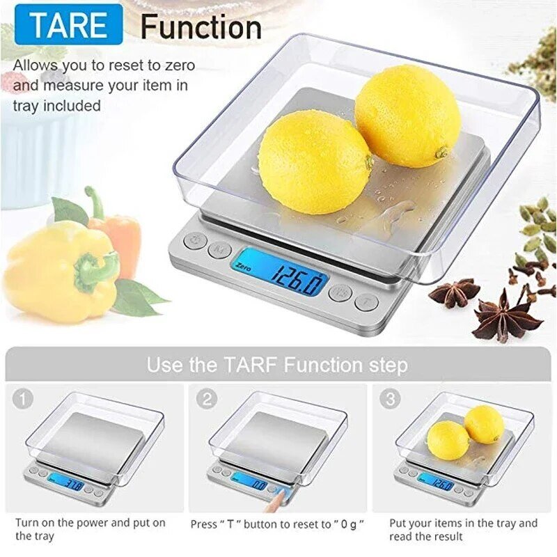 강아지체중계 디지털체중계 0.01g/0.1g 정밀 LCD 디지털 저울 500g/3000g 미니 전자 그램 무게 균형 차 베이킹, 없음, 1개