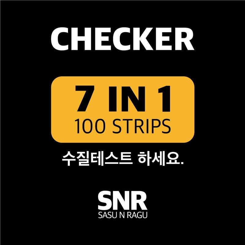 수질 체커 테스터 7가지 수질 테스트 어항 수조 물 테스트 ph테스트 염소테스트 가성비 수질테스트, 1개