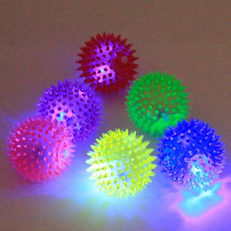 제제펫 LED 애견 컬러 볼 IQ장난감, 랜덤 발송, 5개