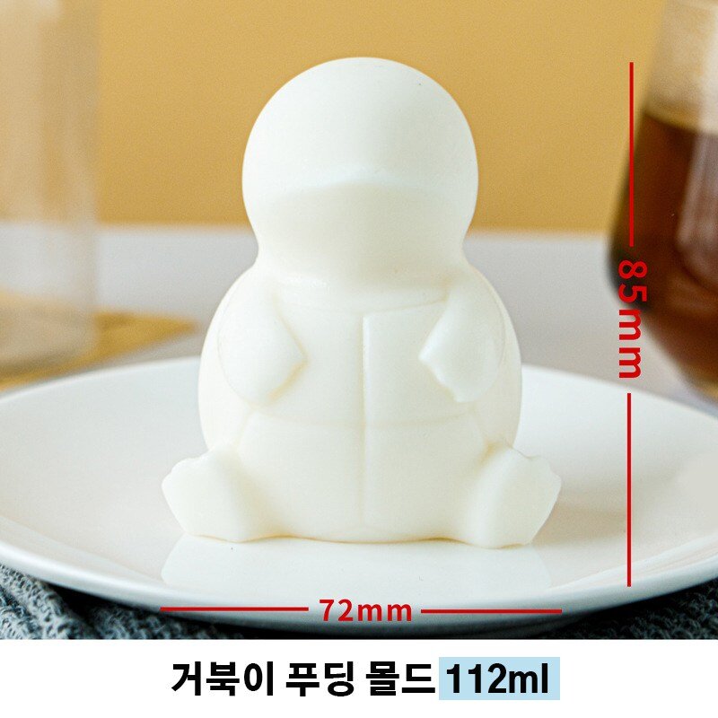 토끼 푸딩틀 고양이 실리콘 몰드 베이킹틀 디저트 몰드 동물모양 다양식 세트, 1개, cat