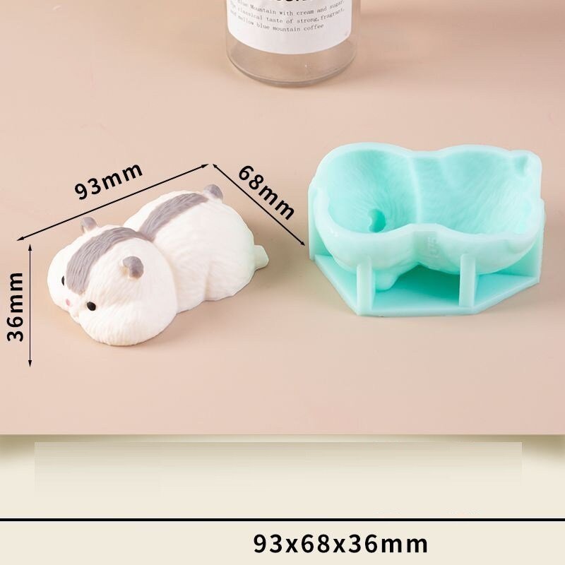토끼 푸딩틀 고양이 실리콘 몰드 베이킹틀 디저트 몰드 동물모양 다양식 세트, 1개, cat