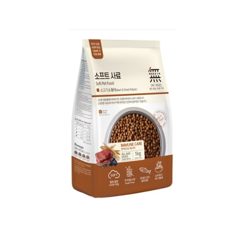 무마진 소프트사료 소고기 & 황태 4.8kg, 1개, 소
