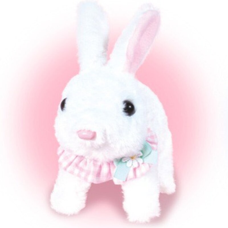 리얼펫 가방에 쏘옥 깡총 아기 토끼 작동인형, 24cm, 1개