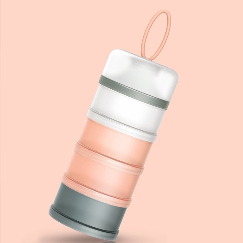 휴대용 강아지 사료간식통, 핑크, 1개