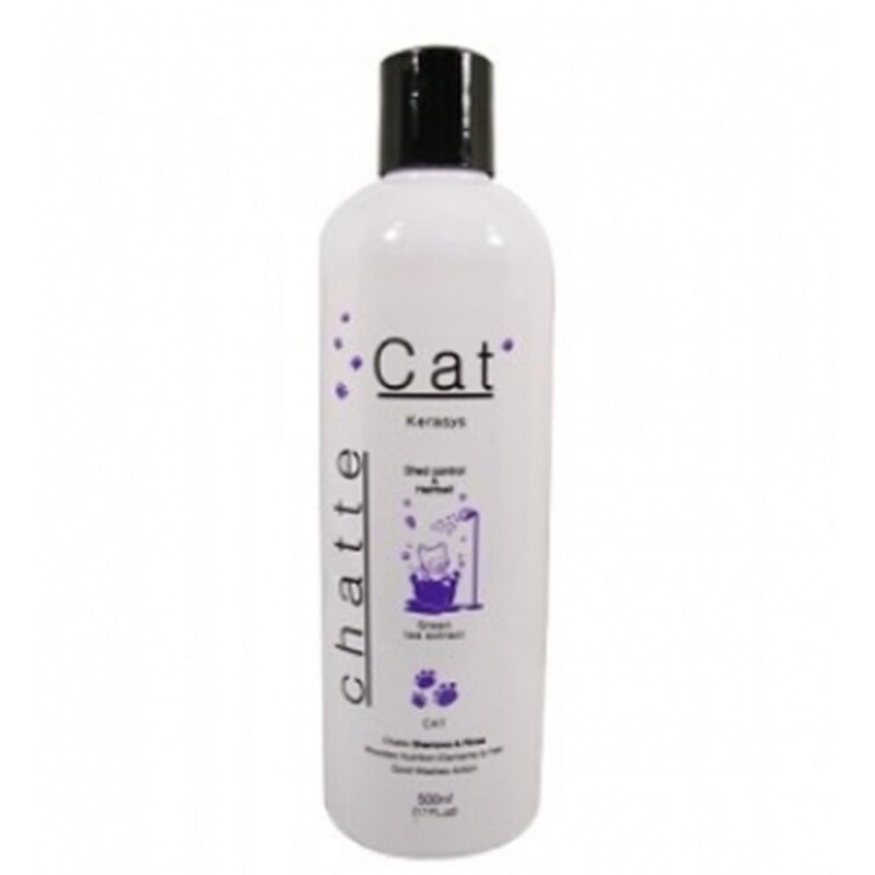 고양이 전용 샴푸린스 모발 뭉침 털빠짐 관리 세정제 펫 목욕 비누 추천, 1개, 500ml