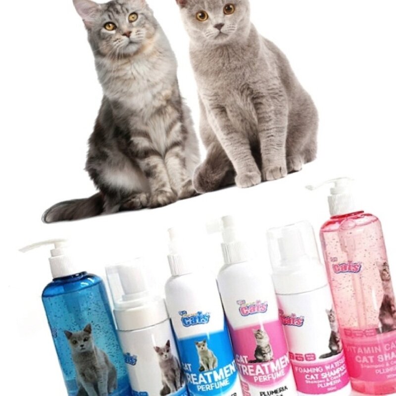 차챠 고양이 비타민캡슐샴푸 300ML 베이비파우더향 고양이목욕샴푸, 1개