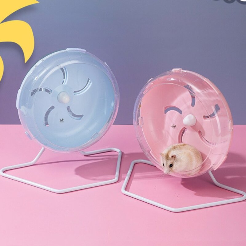 딩동펫 햄스터 무소음 런닝휠 쳇바퀴, 블루, 1개
