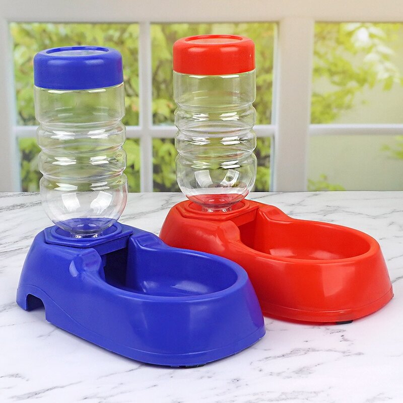 반려동물 자동 물 급수기 강아지 고양이 물 그릇 물통 400ml, 1개