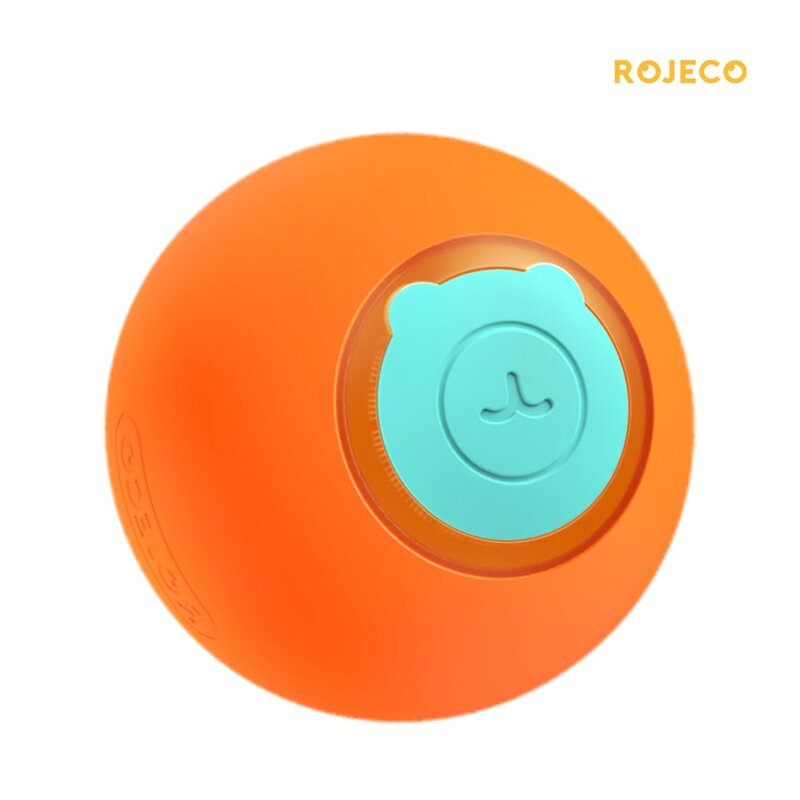 ROJECO 반려동물 통통 공 자동장난감, 1개