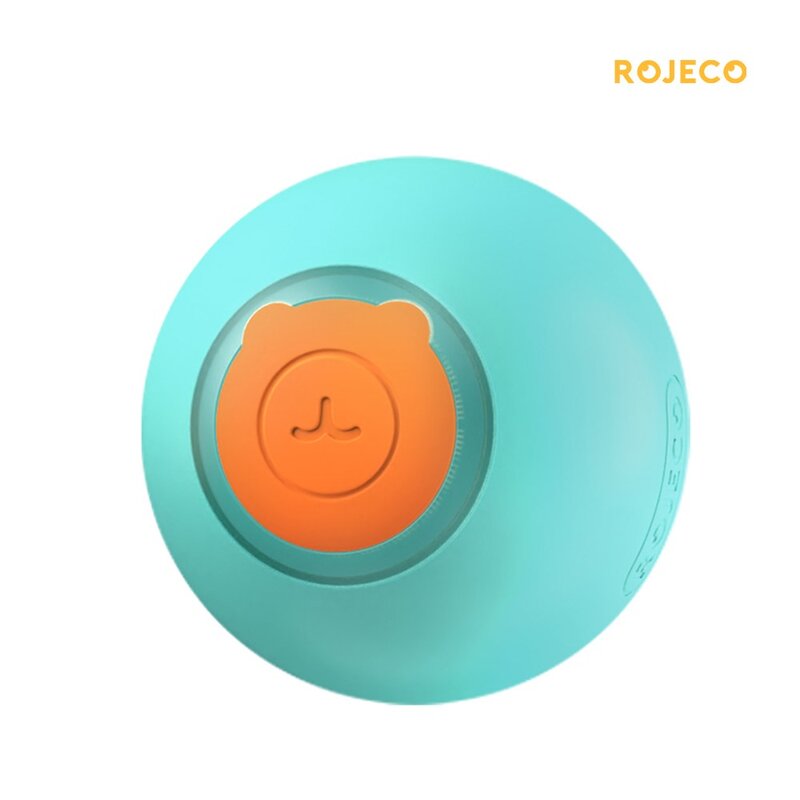 ROJECO 반려동물 통통 공 자동장난감, 1개
