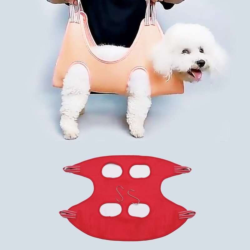 애견 강아지 발톱정리 메쉬 통풍 셀프 미용대 거치대 미용해먹 XS, M_블루, 1개