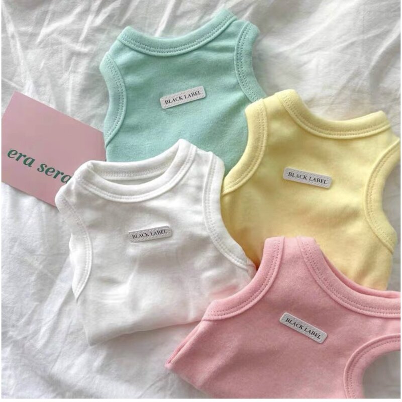 강아지 무지 옷, 핑크, 1개