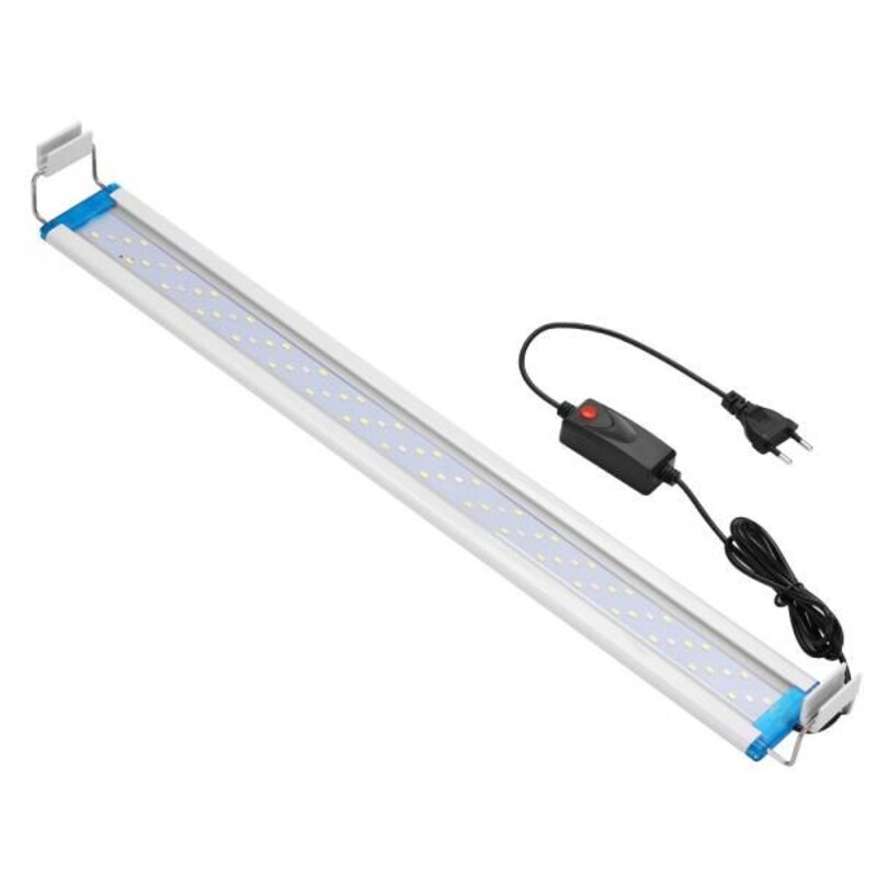 수족관조명 수족관LED 어항조명 슈퍼 브라이트 LED 수족관 조명 확장 가능한 클립 램프 수생 식물 어항 1870cm 90260V, 1개