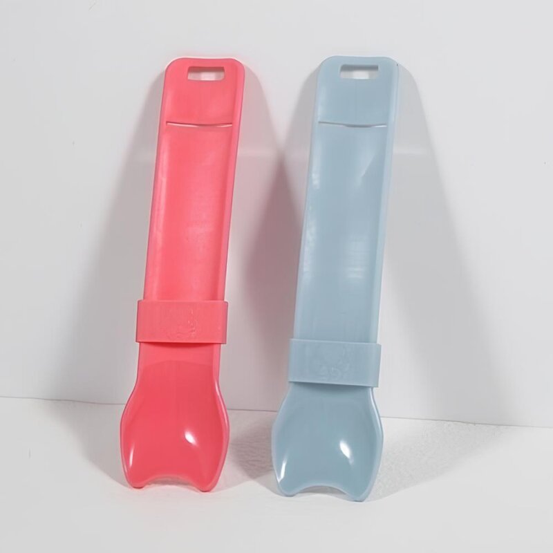 업세이프 냥집사들의 반려묘 츄르 간식 짜개 싹싹 깨끗하게 짜지는 츄르 짜개 츄르 스푼, 1개, 핑크
