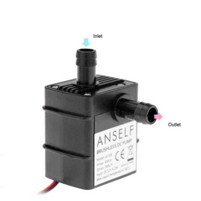 어항 수중 모터 펌프 240LH 워터 DC 12V 태양 브러시리스 순환 잠수정 4.8W 급수 풀 매우 조용한, 1개