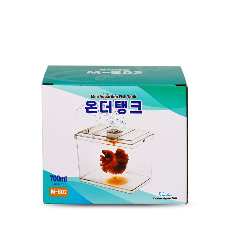 칸후아쿠아리움 온더탱크 미니 베타 어항 M-B02, 투명, 1개