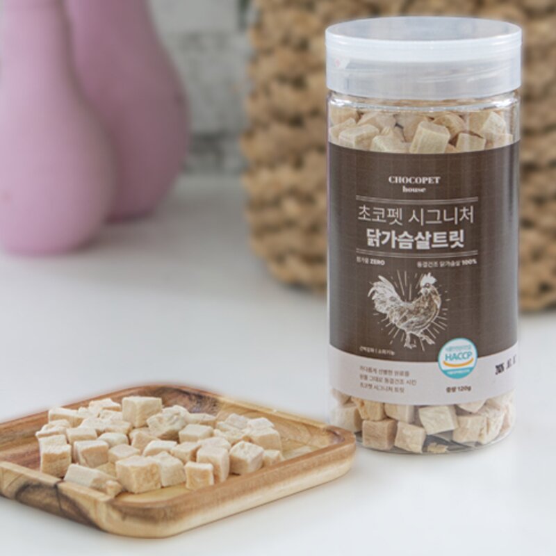 초코펫하우스 반려동물 시그니쳐 동결건조 간식, 북어, 80g, 3개