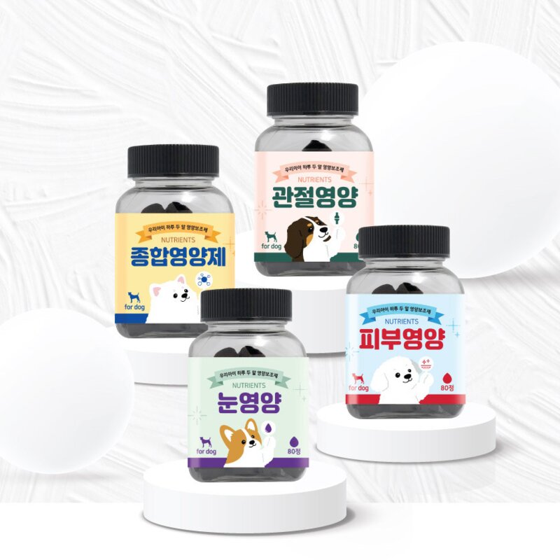 우리아이하루두알 강아지 영양 보조제, 종합영양제, 1개