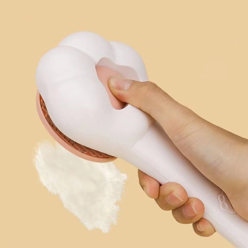 예보들 고양이 발바닥 반려동물 브러시 강아지 털관리 고양이 털 빗 고양이 브러쉬 강아지 브러쉬, 1개, 화이트