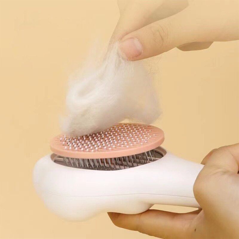 예보들 고양이 발바닥 반려동물 브러시 강아지 털관리 고양이 털 빗 고양이 브러쉬 강아지 브러쉬, 1개, 화이트