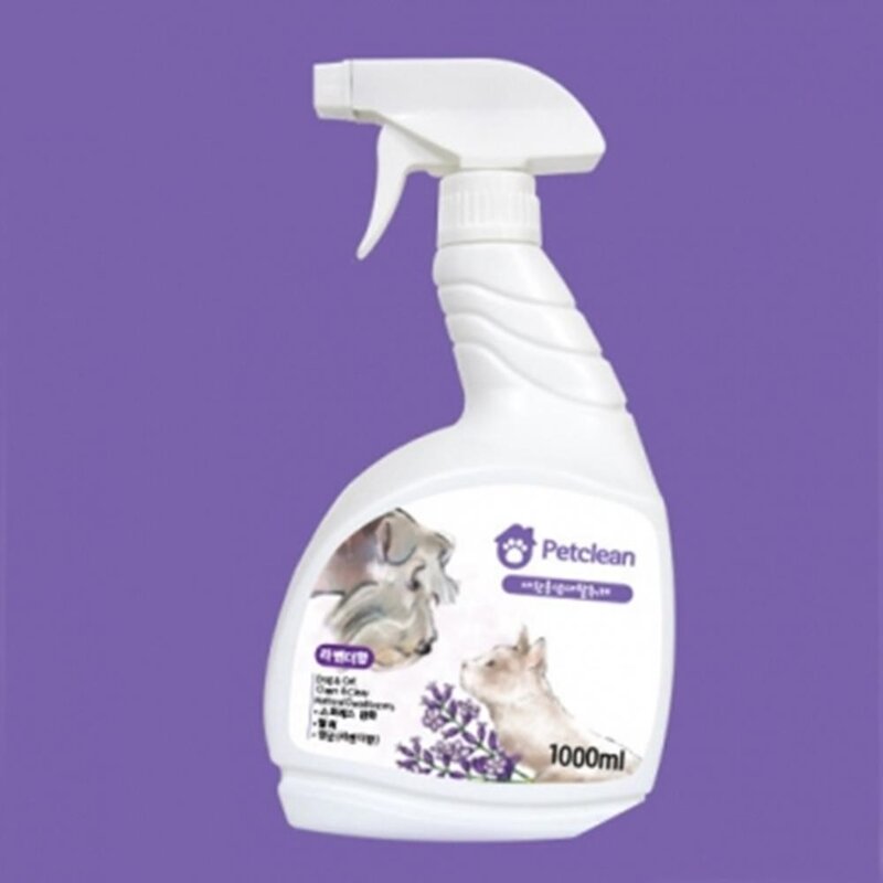 애견 애완용 냄새 탈취제 1000ml/라벤다향 전연령 비숑, 1개, 1L