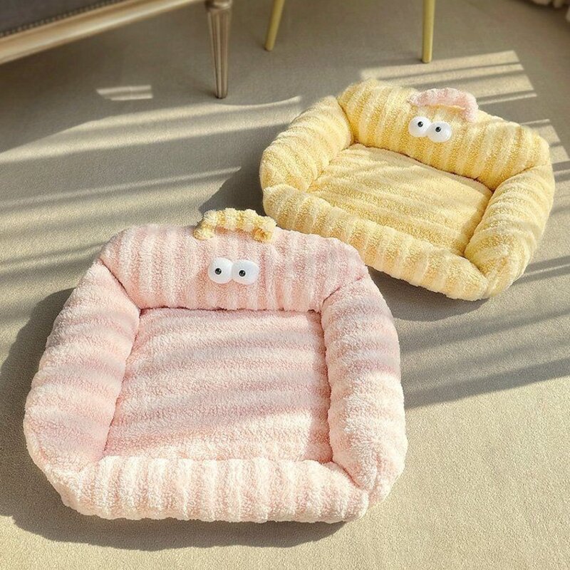 강아지쇼파 귀여운 개집 고양이 쿠션 전용 침대, XL-(70x60cm), 1개