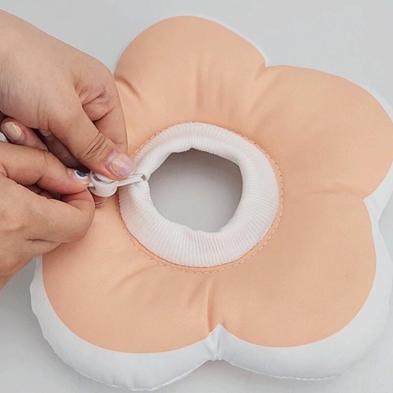 레토 반려동물 플라워 방수 초경량 넥카라, 옐로우, 1개