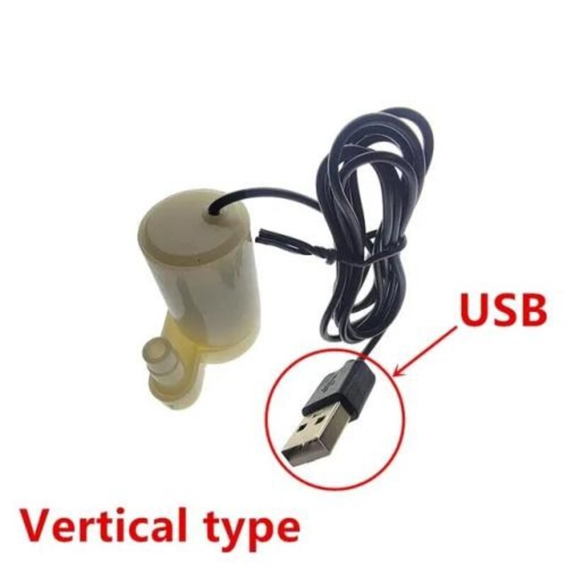 가압펌프 마이크로 수중 및 수륙양용 DC 모터 펌프 워터 34 V 80-100LH 3V 3W 파이프, 1개