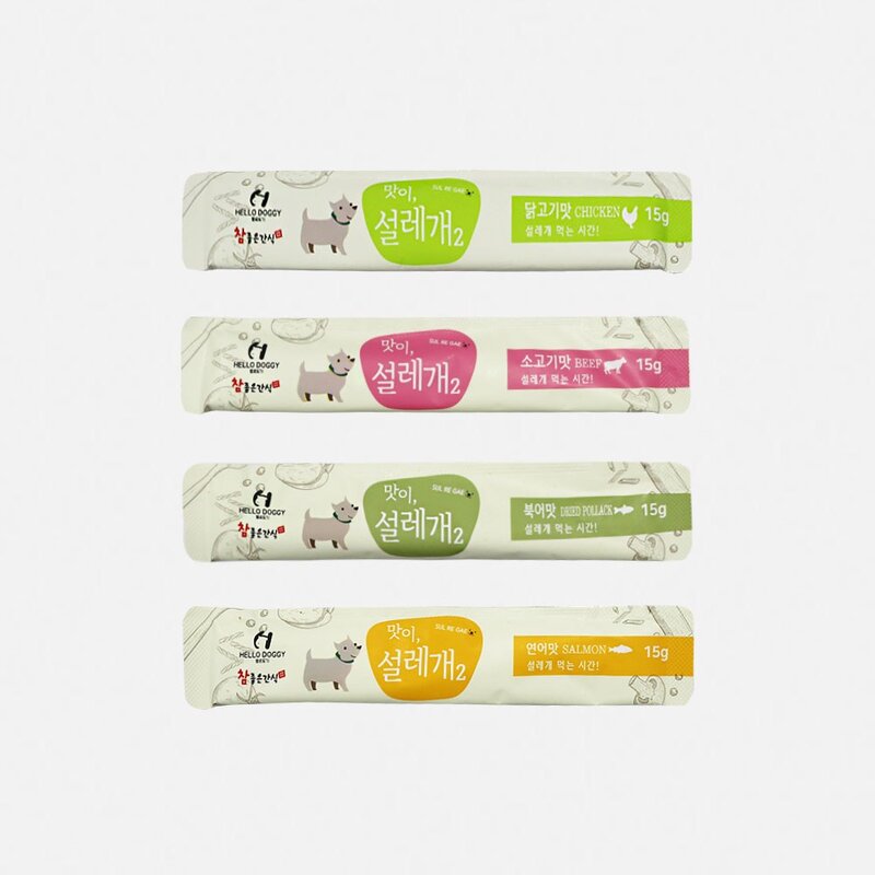 헬로도기 참좋은간식 설레개2 7p, 10개, 105g, 닭고기