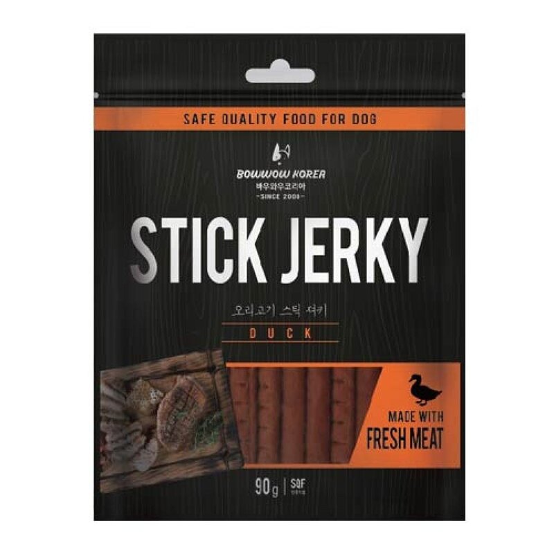 바우와우 오리고기져키90g, 90g, 1개