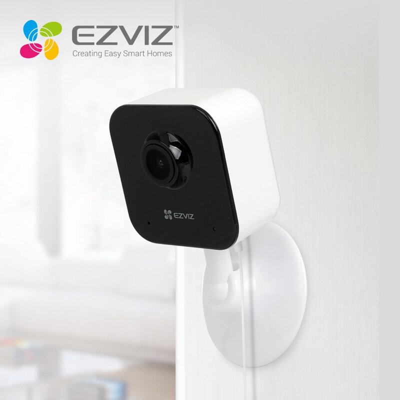이지비즈 H1c 고화질 Ai 스마트 홈카메라 무선WiFi IP 홈캠 CCTV 음성지원 원격모니터링 모션감지 방범, 1개