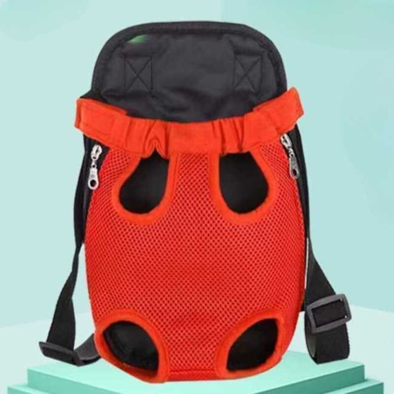 EQDC 고양이띠 애견 이동가방 포대기 휴대용 이동장, 분홍 L (16-30kg)