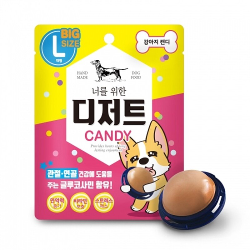 너를위한디저트 강아지사탕 중대형견용 관절 연골도움 L, 12g, 1개
