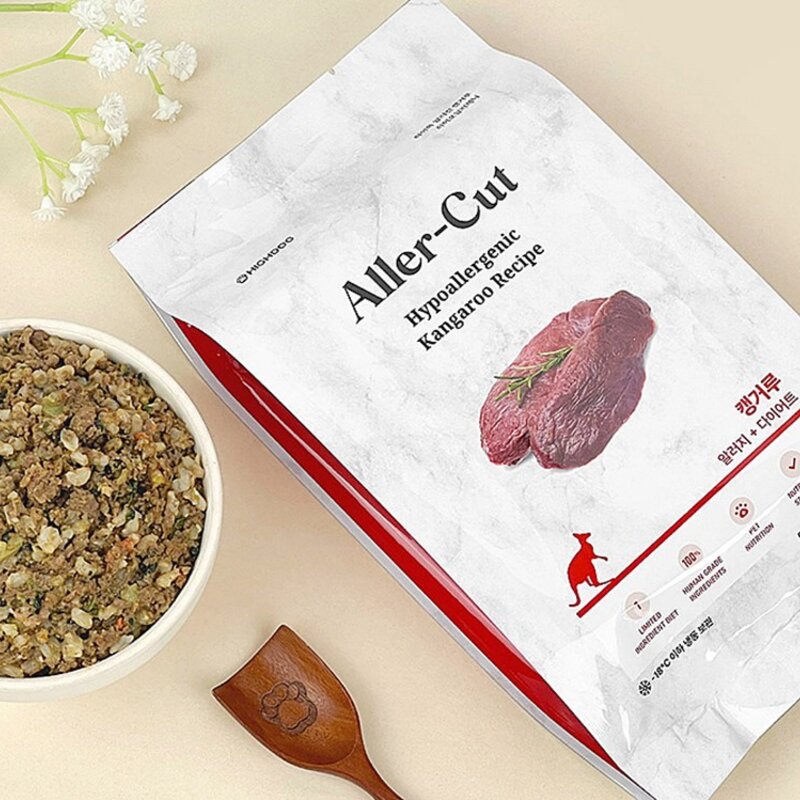 하이독 강아지 알러컷 캥거루 화식 사료 5개입 (냉동), 500g, 1개