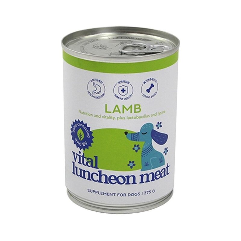 댕댕이 사료토핑용 양고기맛 캔간식 애견캔 강아지캔, 375g, 1개
