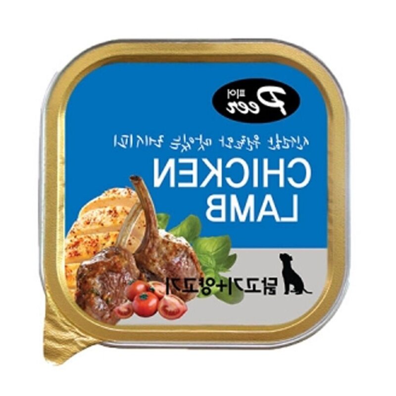 애견 닭고기 양고기 통조림 100g 1P 습식 캔간식