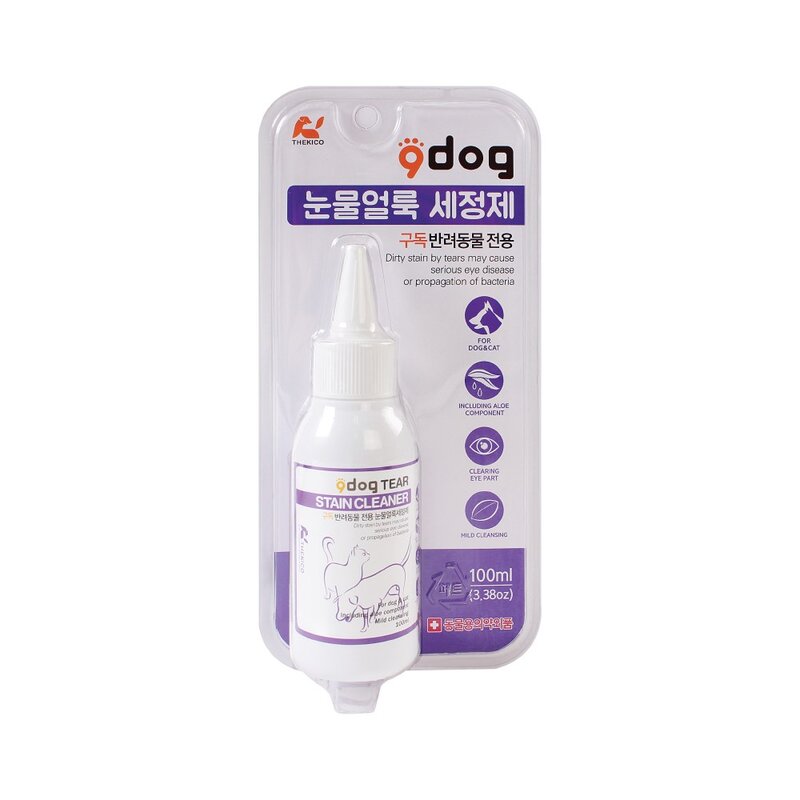 눈물 강아지 세정제 구독 자국 100ml 제거제, 본상품선택, 1개