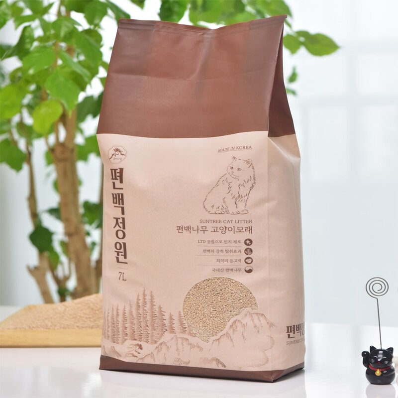 구비나무 편백정원 고양이모래 7리터 2입 (14리터. 5.6kg), 2개, 7L