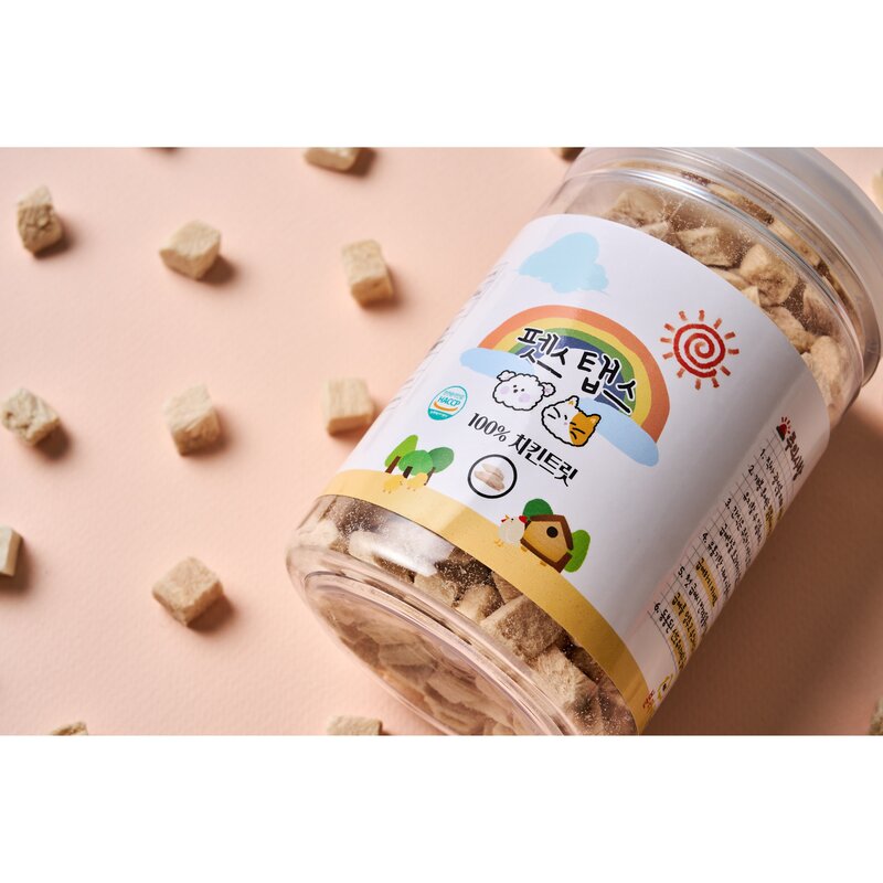 펫스탭스 100% 원재료 트릿 북어 치킨 소간, 소간트릿, 100g, 1개