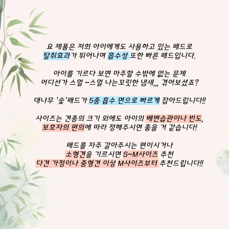펫드컴퍼니 프리미엄 탈취배변패드 소형 중형 대형 강아지패드 고흡수, 1개, 50개입