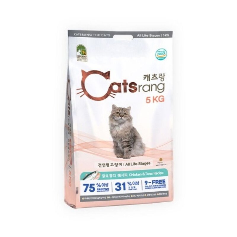 츠낙크 전연령 5kg 펫 용 고양이 사료 연령별, 본상품