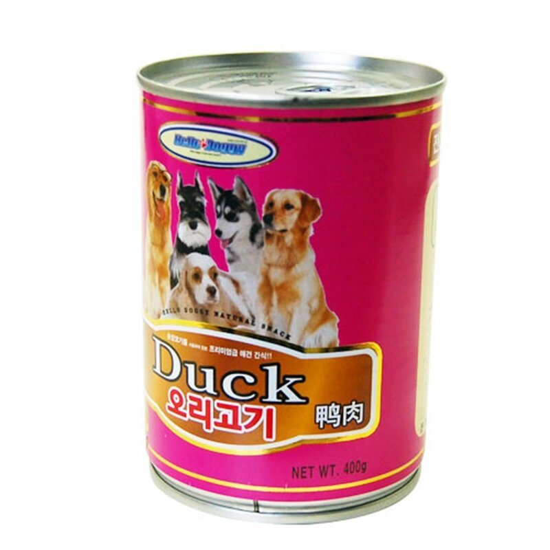 강아지캔간식 영양간식 오리고기통조림 5개 강아지간식