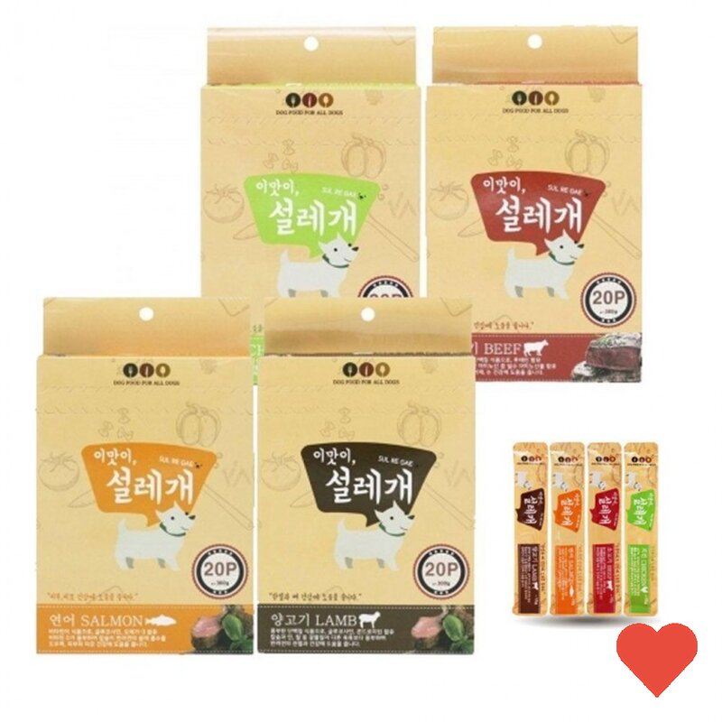 애견 식품 20p 습식 간식 건강 영양 파우치 강아지, 양고기