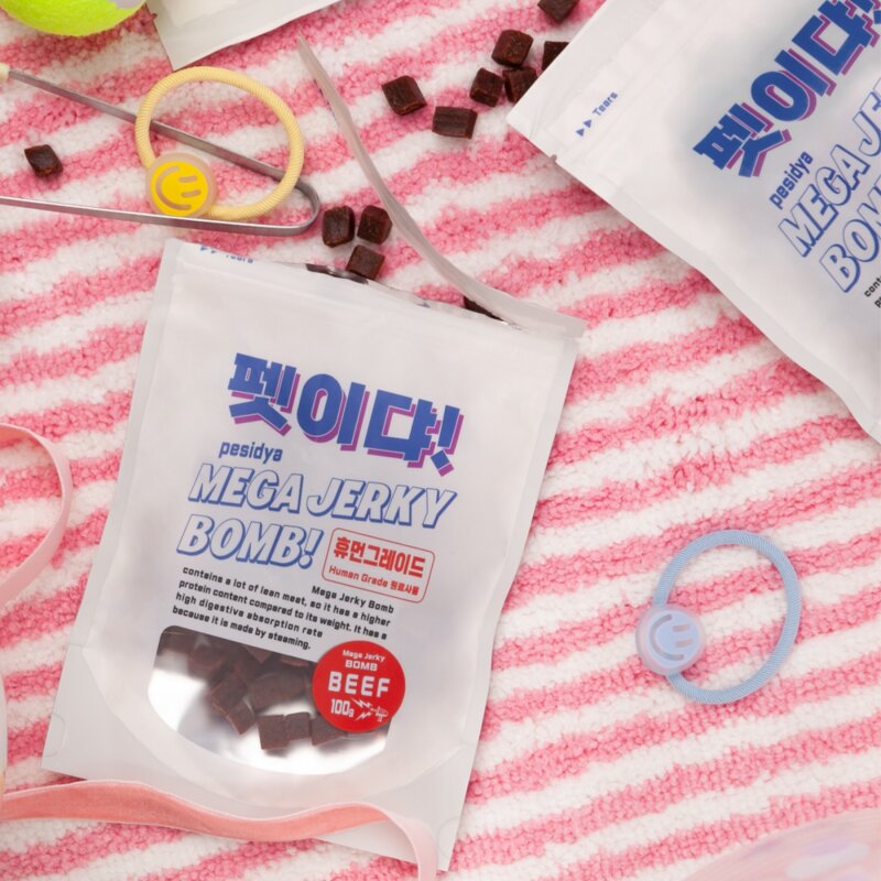 메가져키밤 휴먼그레이드 강아지간식 소고기 져키 트릿 100g, 1개, BeeF